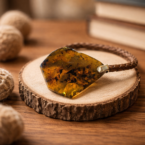 Natural Ambar  Pendant 